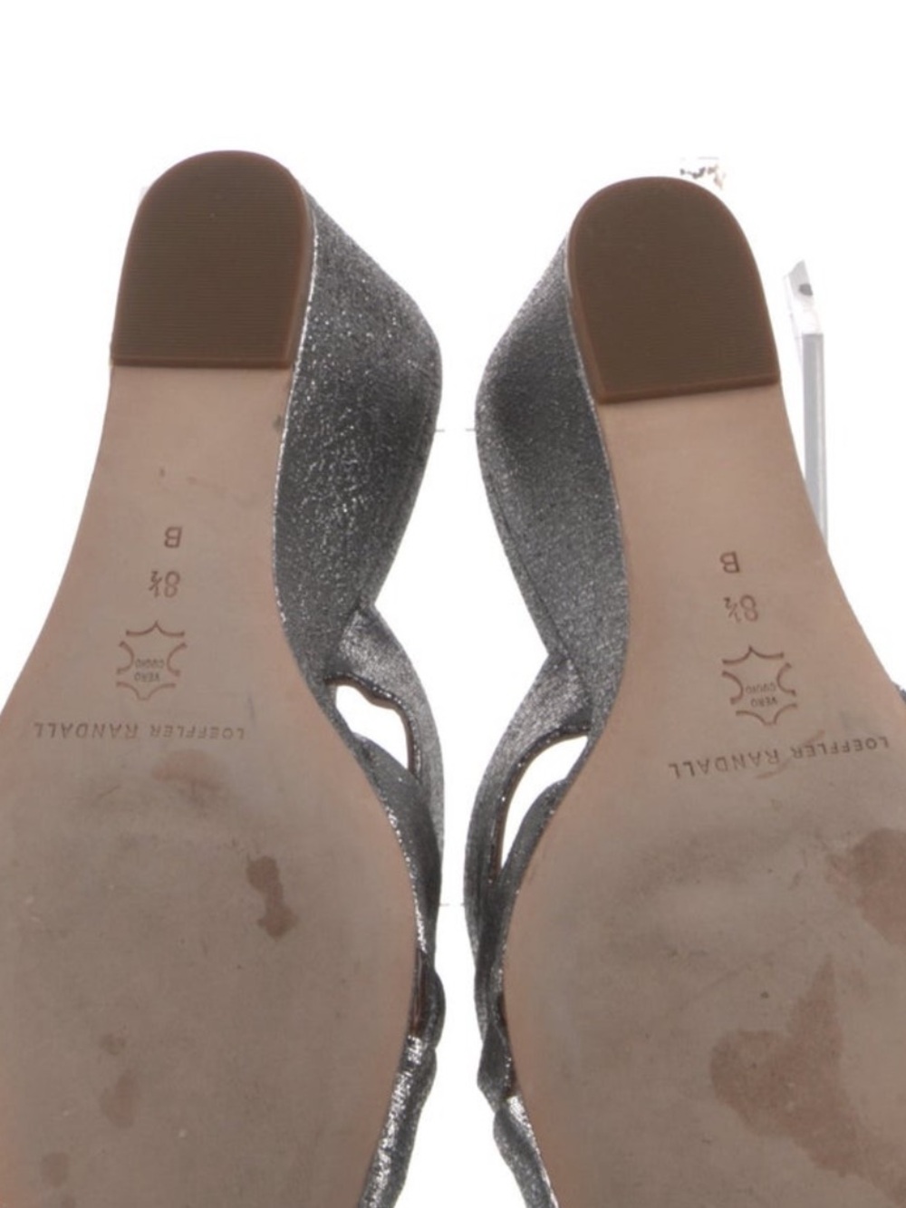 Loeffler Randall Sonya Cinched Wedge in Silver - Picture 4 of 4
